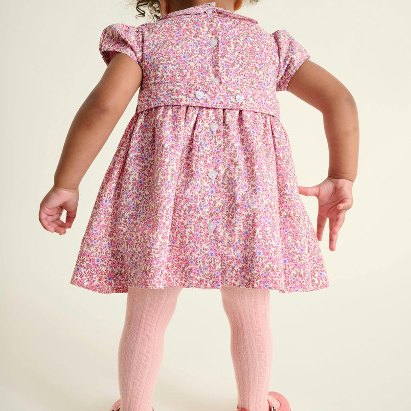 Smocked Baby Dress Lavender