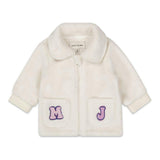 White Cardigan & Pink Trousers Set