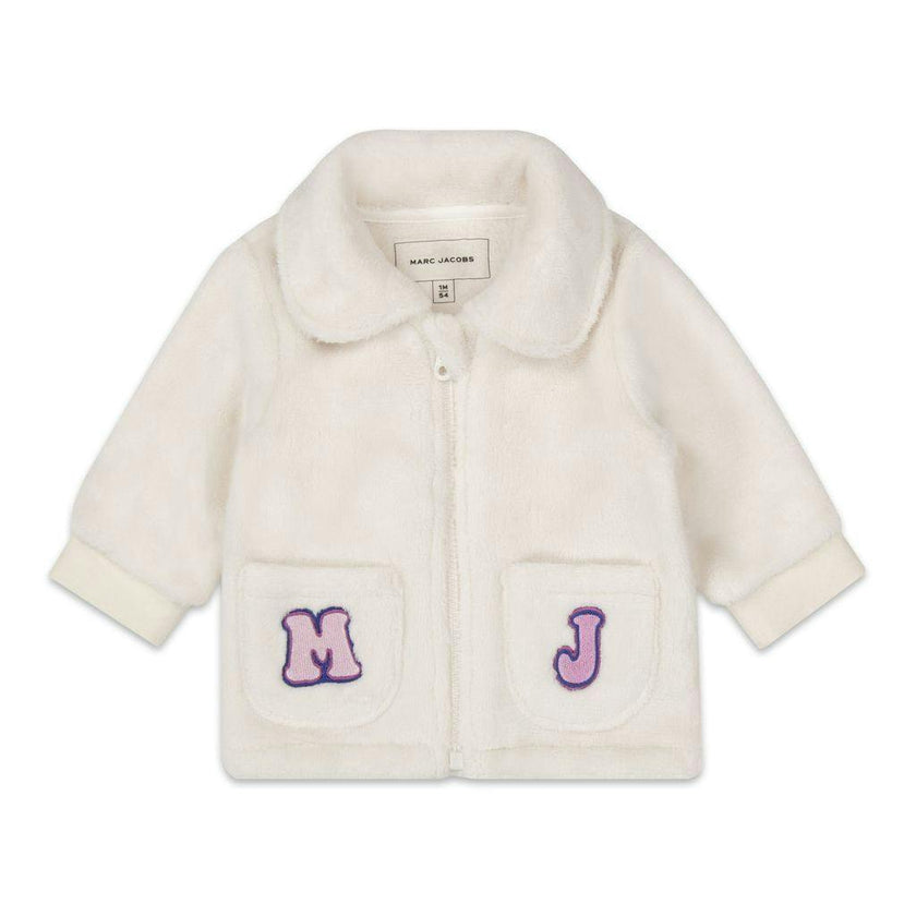 White Cardigan & Pink Trousers Set