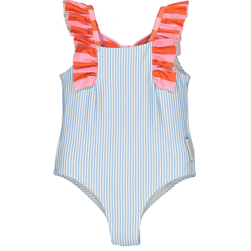 Combo Stripes Swimsuit, Stripes