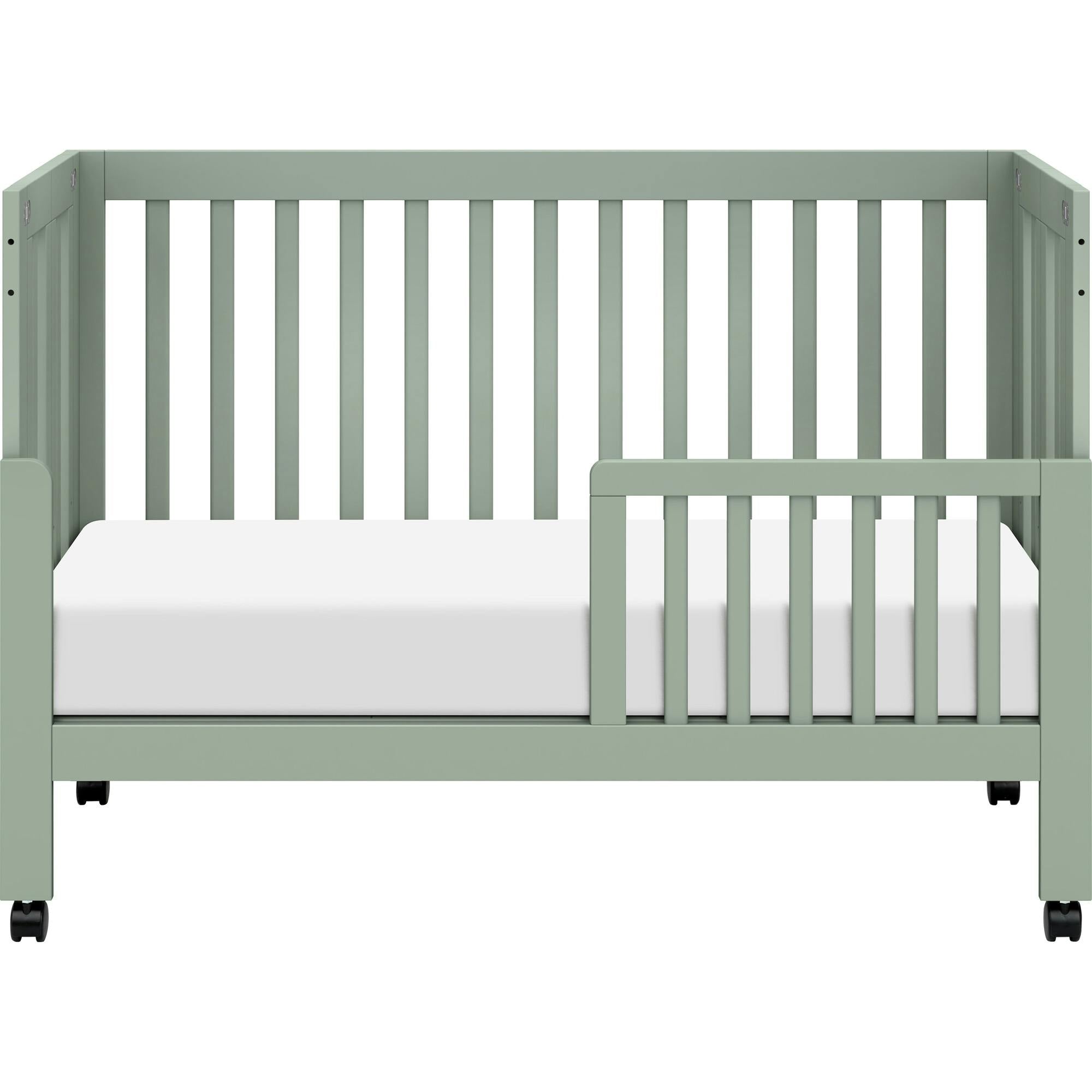 Maki Portable Folding Crib with Toddler Bed Conversion Kit