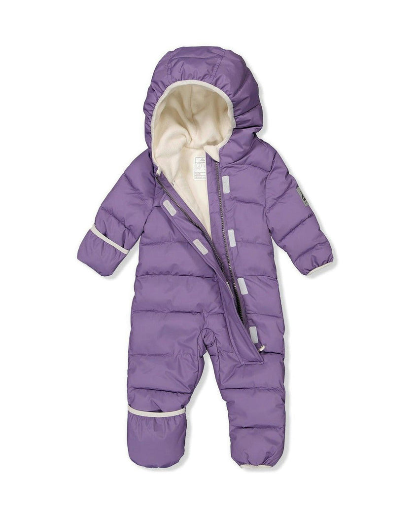 Baby Cloud One Piece Snowsuit Adapted For Car Seats Violet