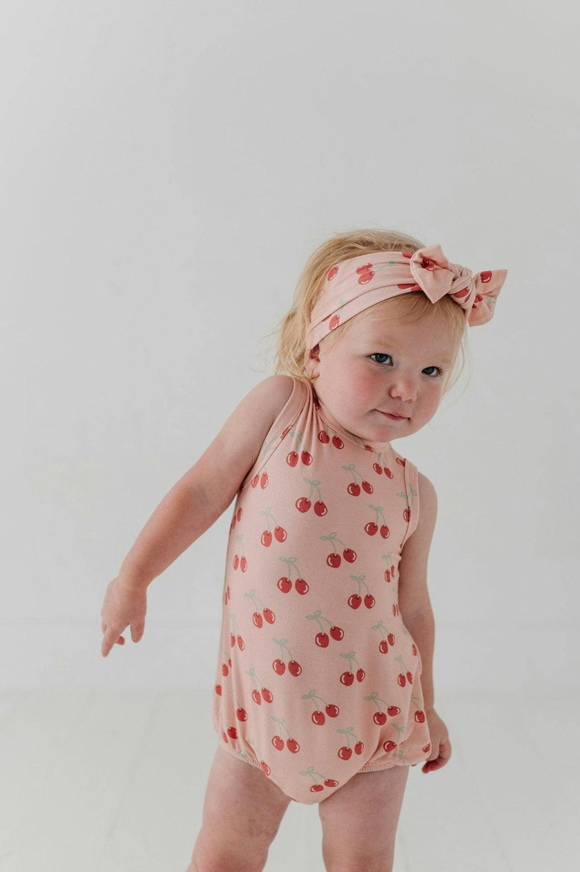 Baby Girl Bubble Bodysuit Set in Llamas