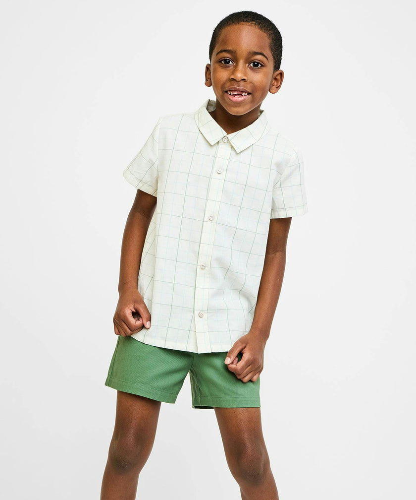 Jack Lee Shirt, Seafoam Plaid