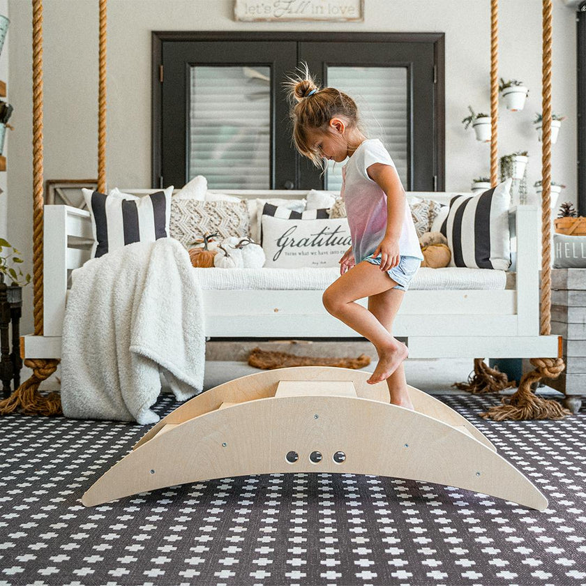 Rowan - 2-in-1 Rocking Boat & Climbing Bridge