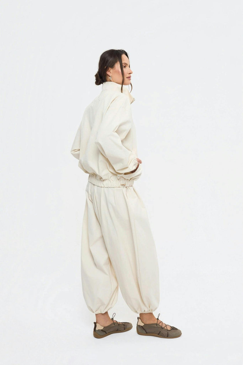 women's balloon trousers - lisbon light