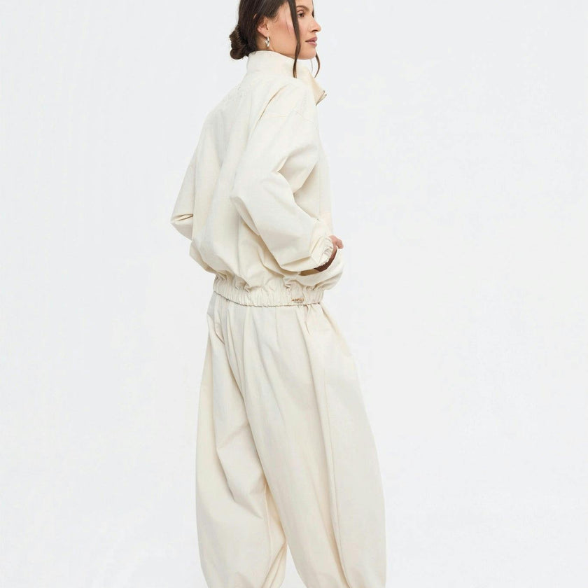 women's balloon trousers - lisbon light