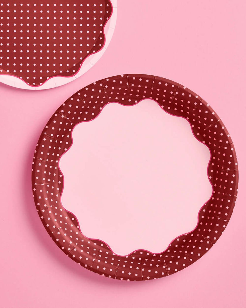 Wine Not Plates - 10 paper plates, 9in