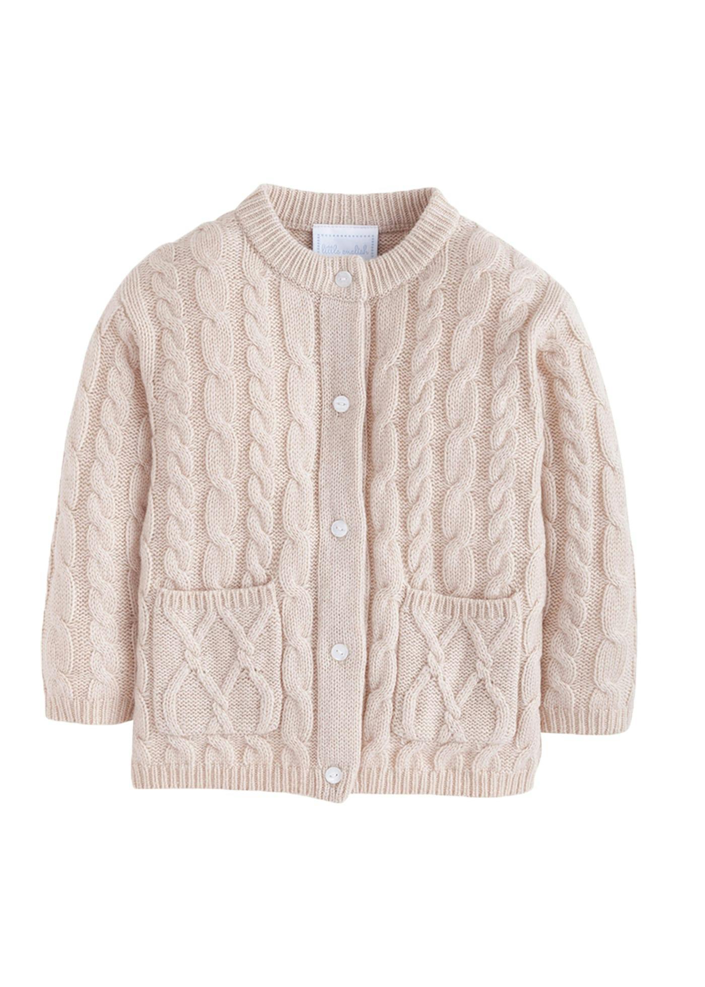 Classic Cashmere Blend Cardigan - Oatmeal