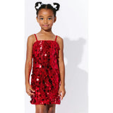 Paillette Ruby Party Dress