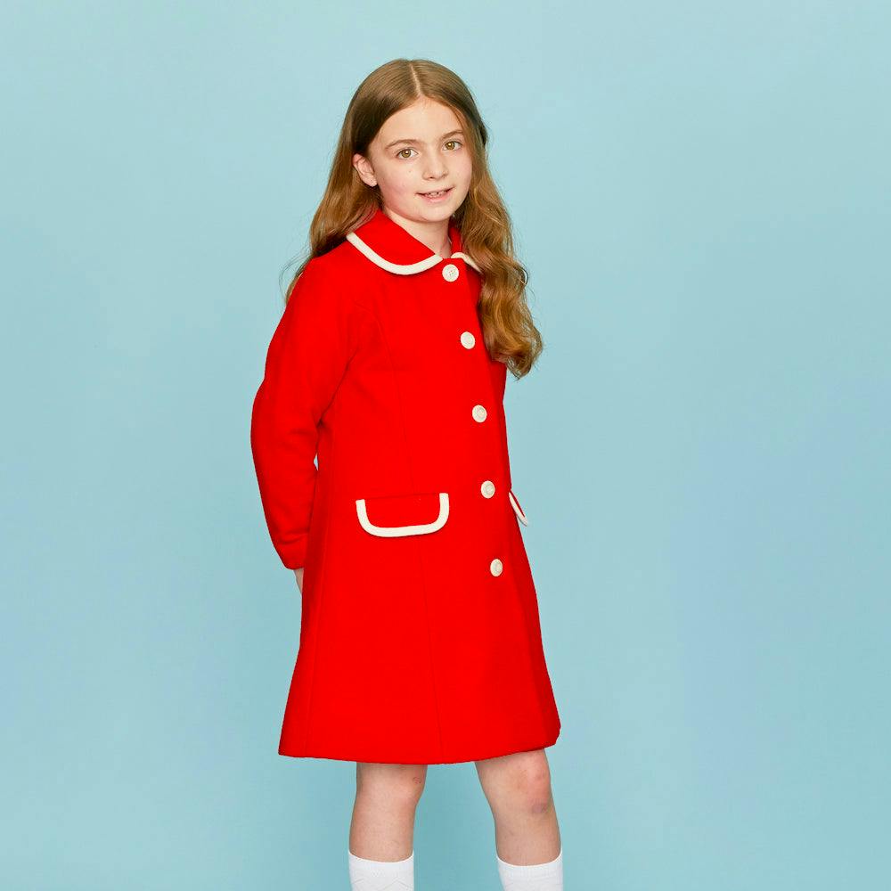 Kensington Coat - Pillar Box Red