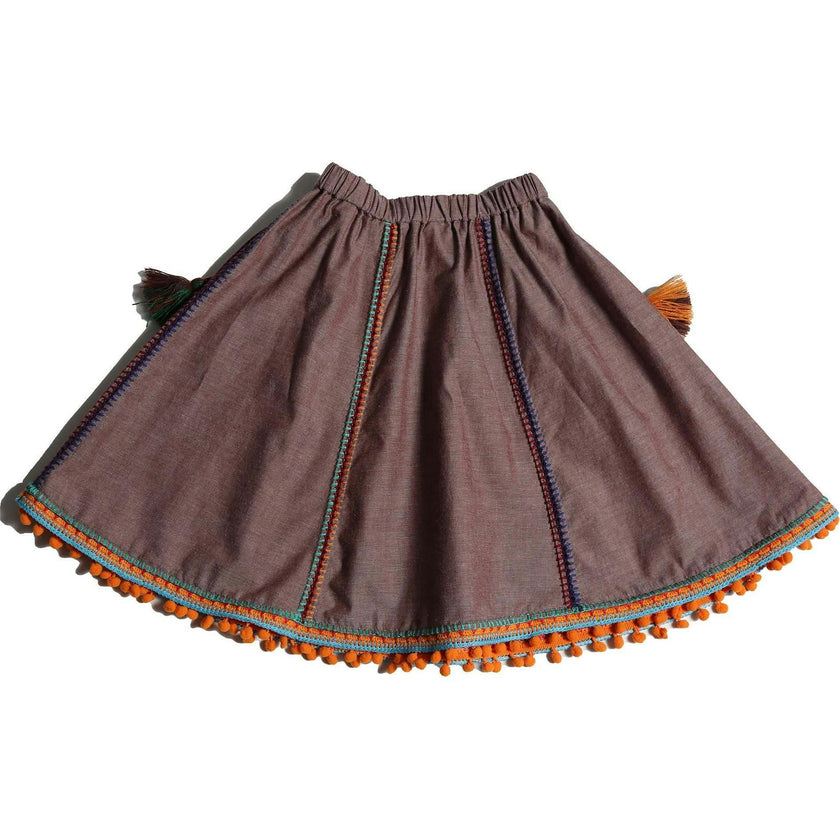 MAYA EMBROIDERED PEASANT SKIRT