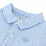 TARTINE ET CHOCOLAT Short Sleeve Baby Chemise - Nuage
