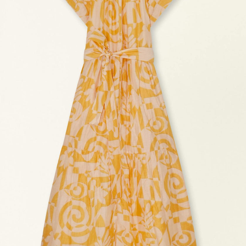 Vienna Maxi Dress in Orangesicle