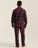 Men's Brushed Twill Pajama Set in St. James Tartan