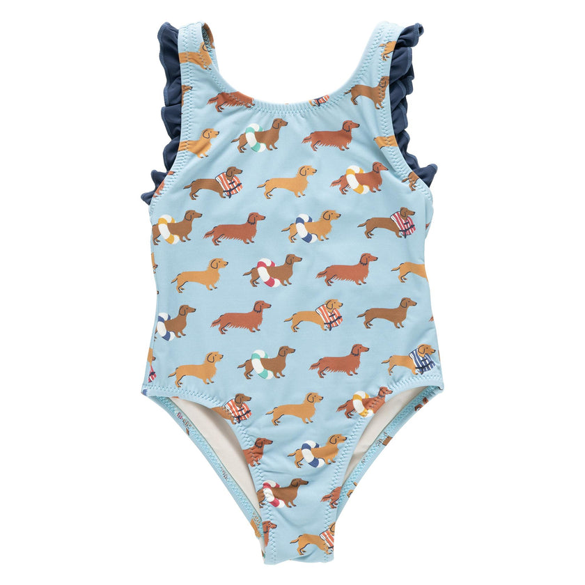 Girls Sylvie Suit - Swim Dachshunds