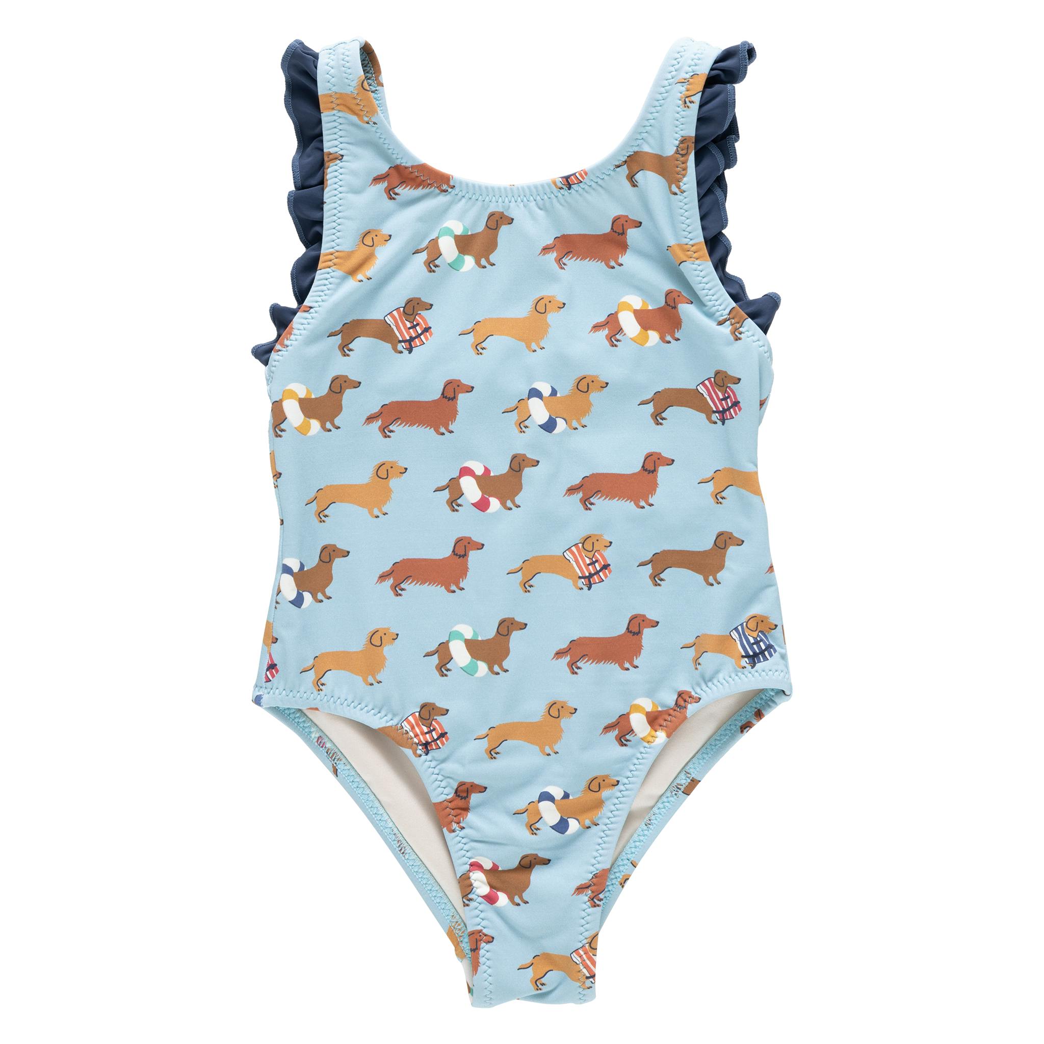 Girls Sylvie Suit - Swim Dachshunds