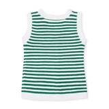 Organic Button Front Sweater Tank with Bows