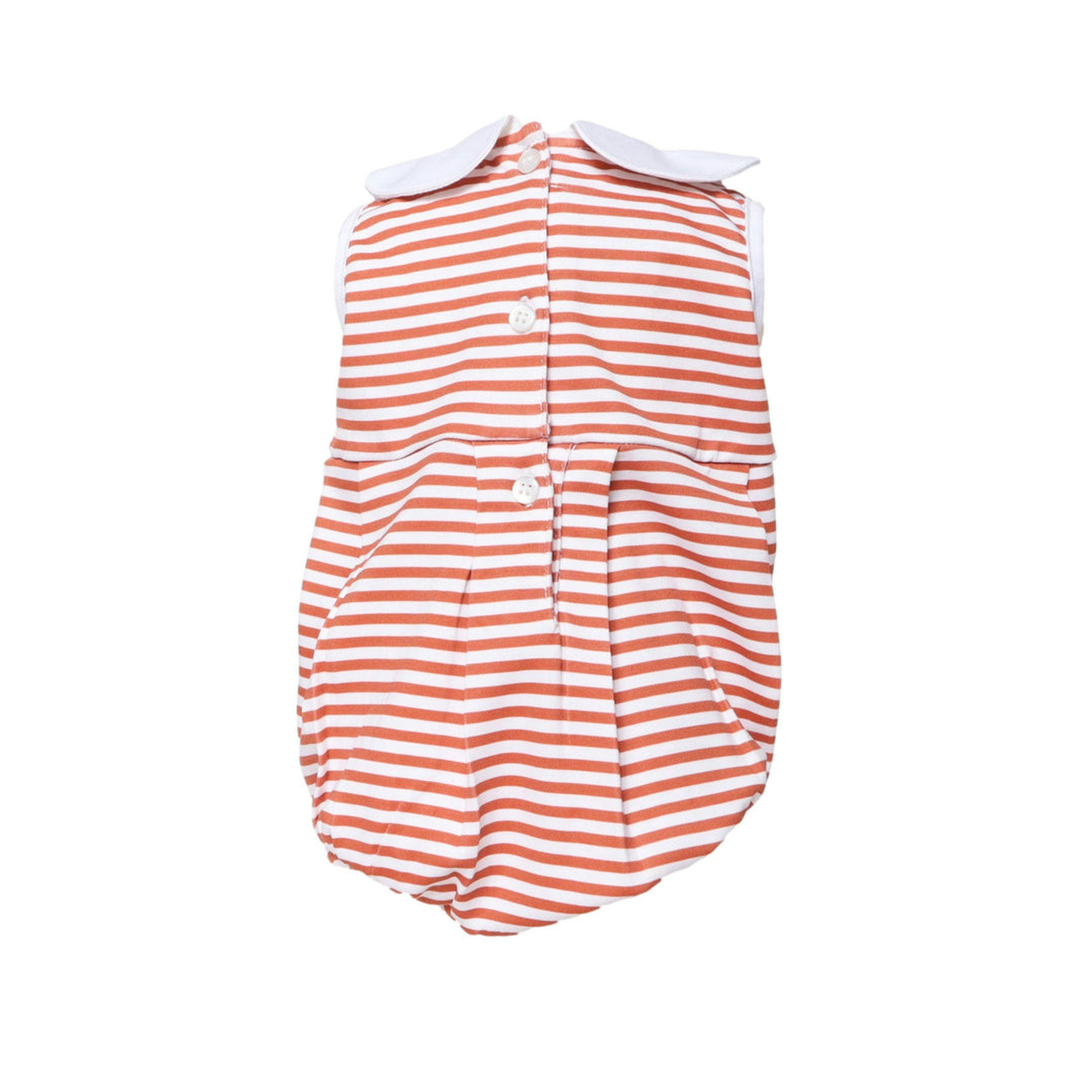 Game Day Striped Bubble Romper