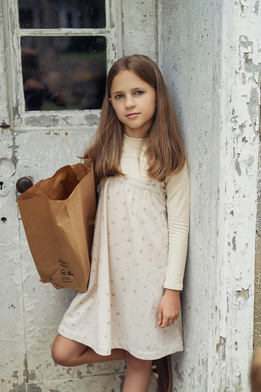 Mock Neck Corduroy Jumper and Top Two Piece Set