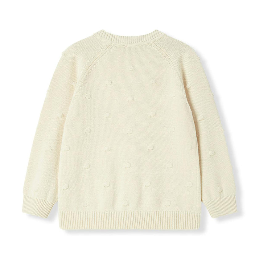 Snow Knit Popcorn Cardigan