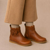 Cellia Bootie | Brown Leather