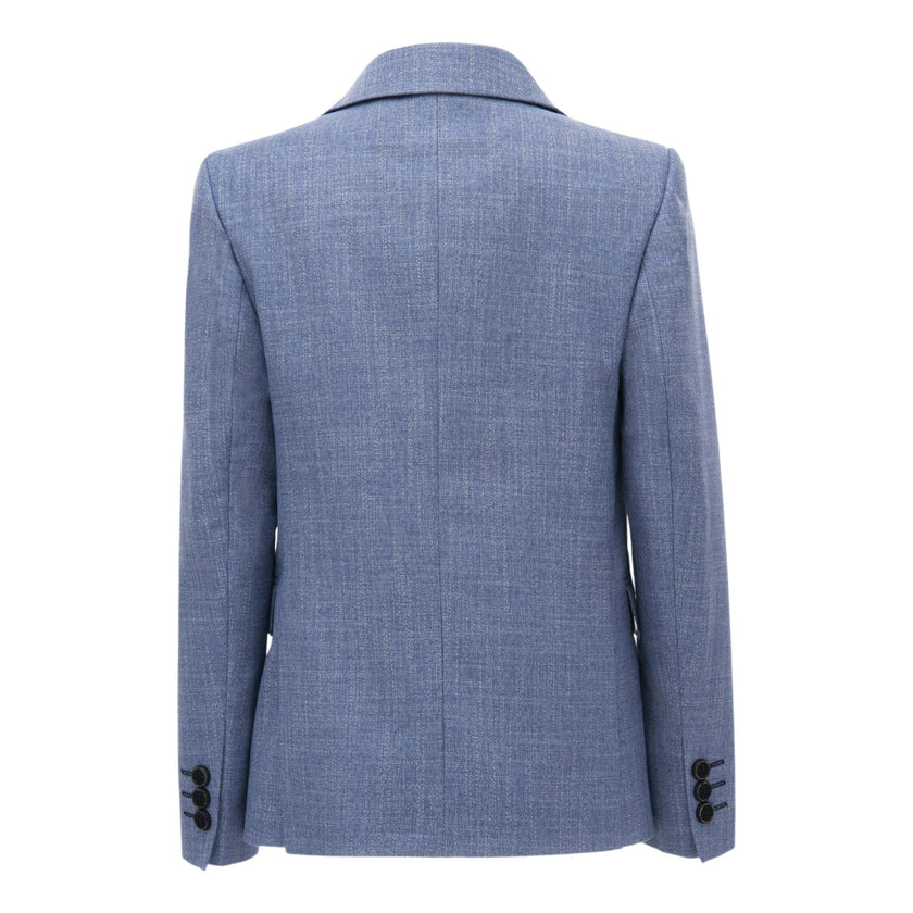 Night Blue Tweed Blazer