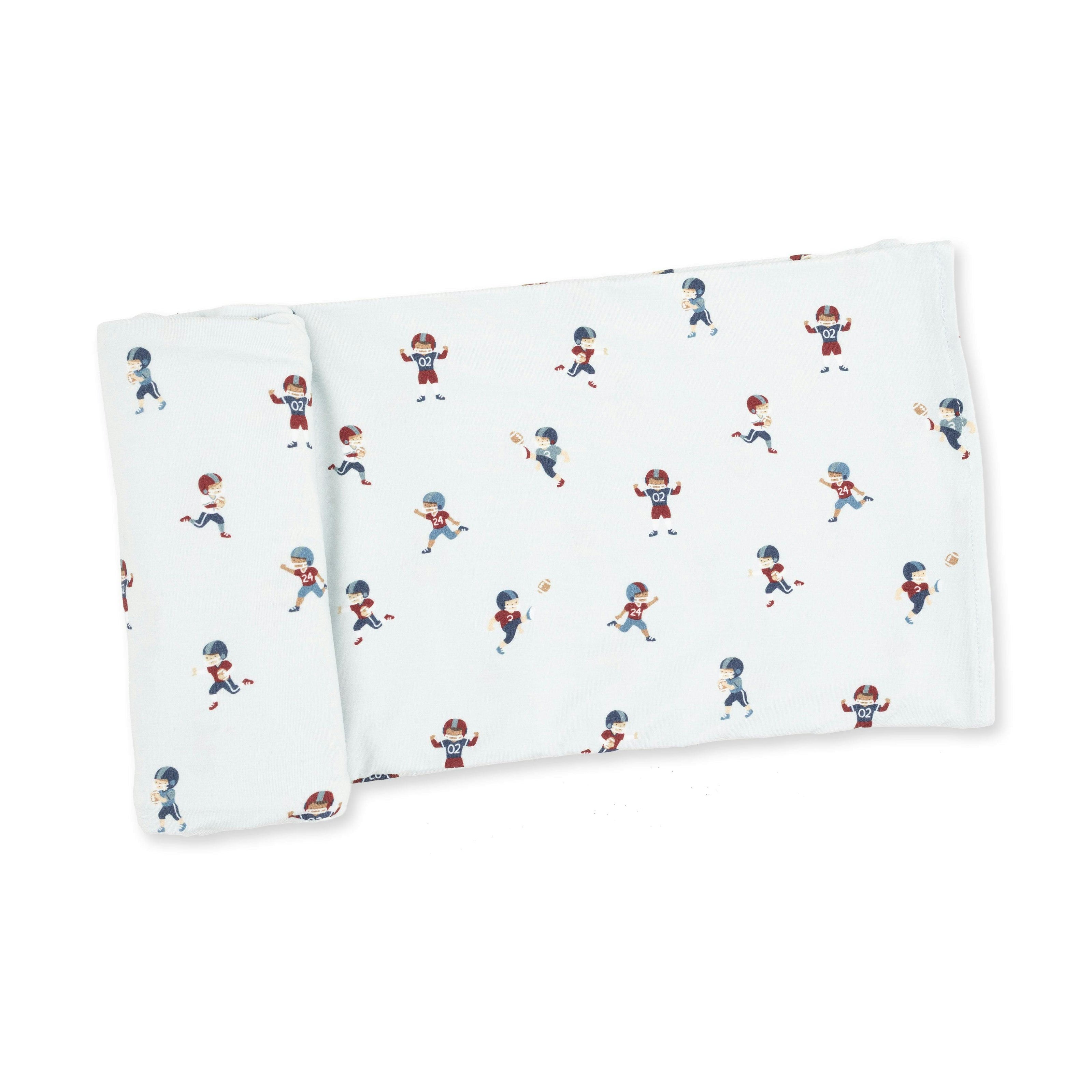 Tiny Footballers - Swaddle Blanket