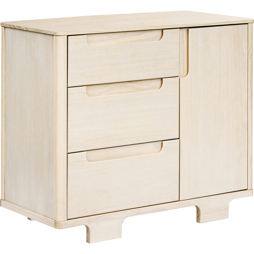 Yuzu 3-Drawer Compact Changer Dresser with Removable Changing Tray (41") in Washed Natural