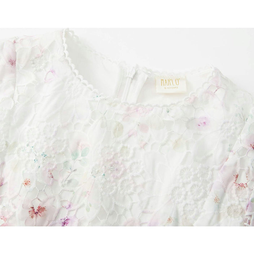 Belle Embroidered Mini Dress