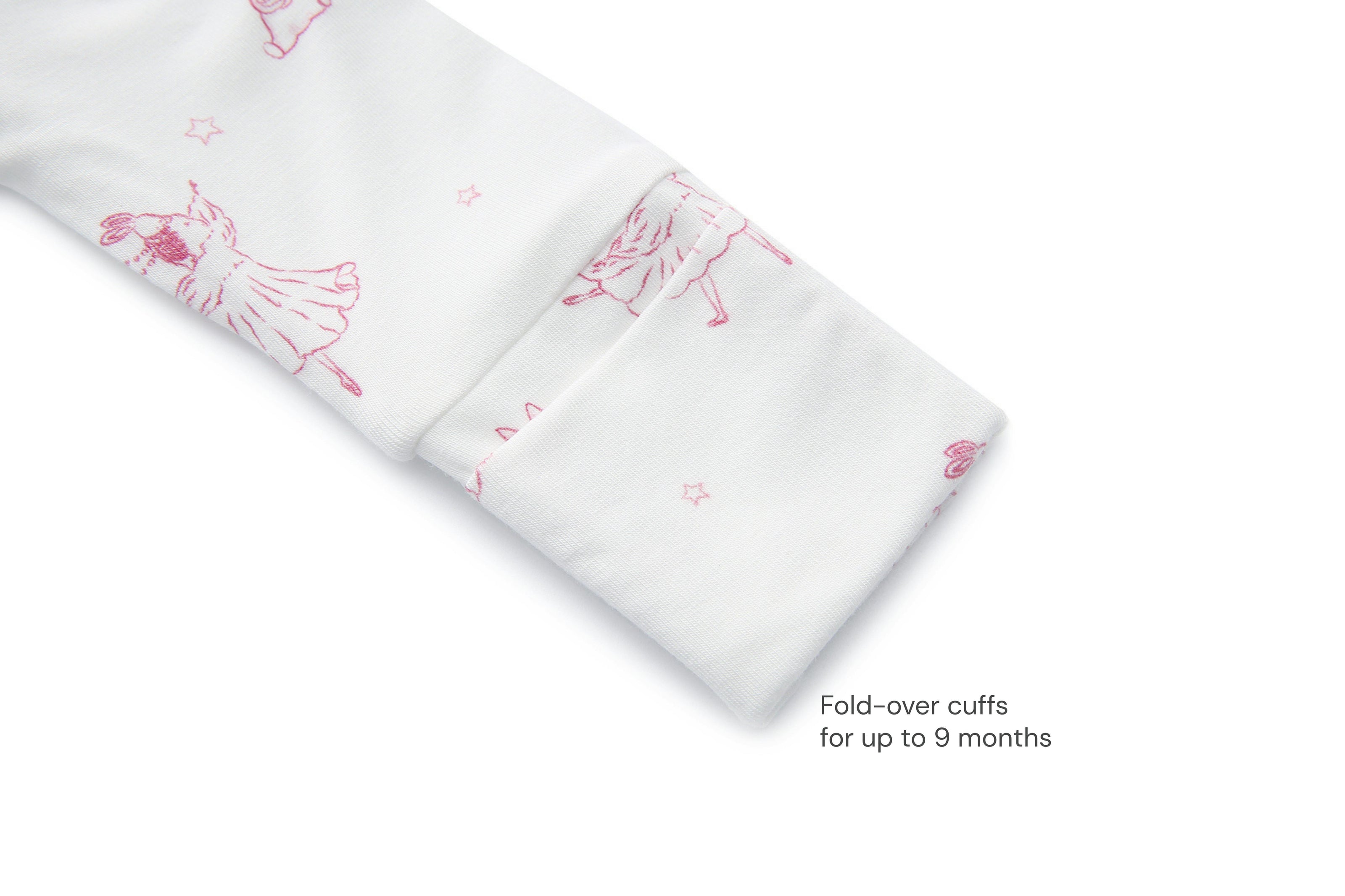 Bamboo Footie Pajama Sleepsuit - Princesse Rose