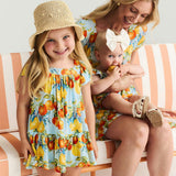 Lucia Square Neck Tiered Dress