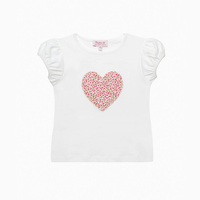 Cherry Heart Jersey Top
