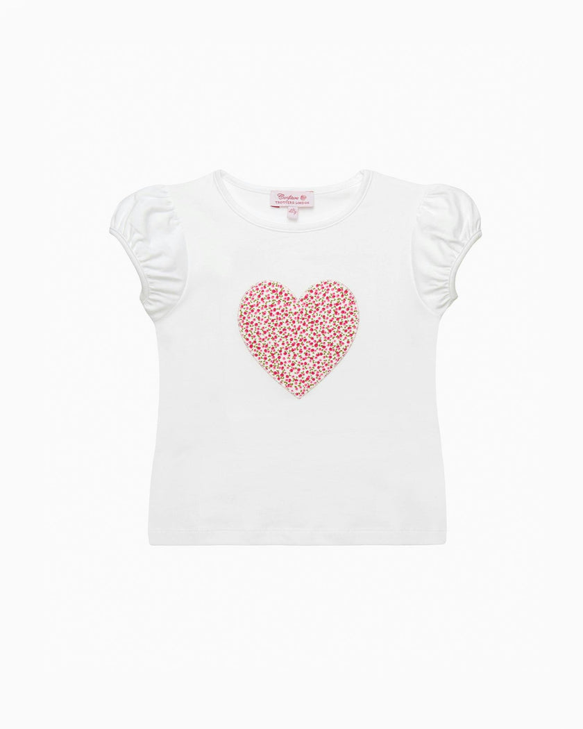 Cherry Heart Jersey Top