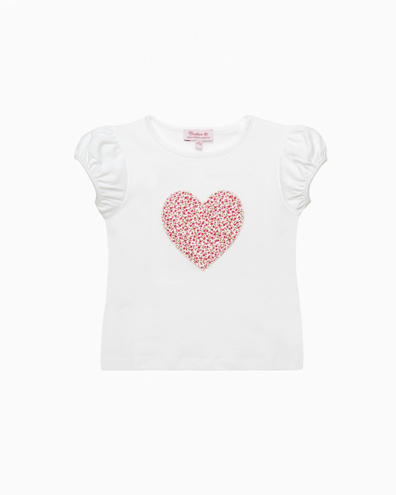 Cherry Heart Jersey Top