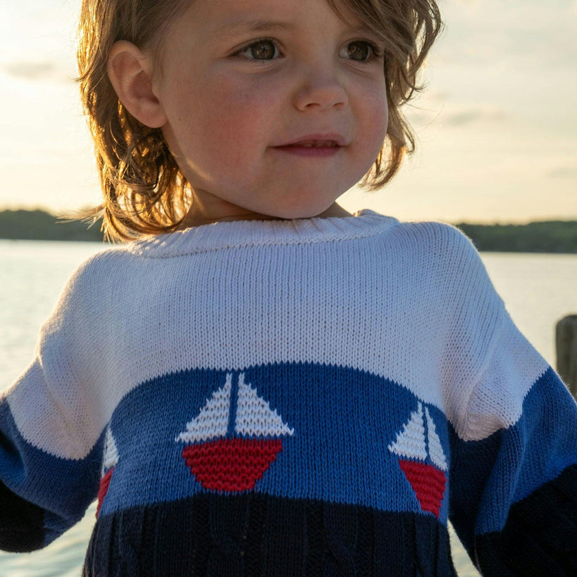 Sweater With Sailboats
