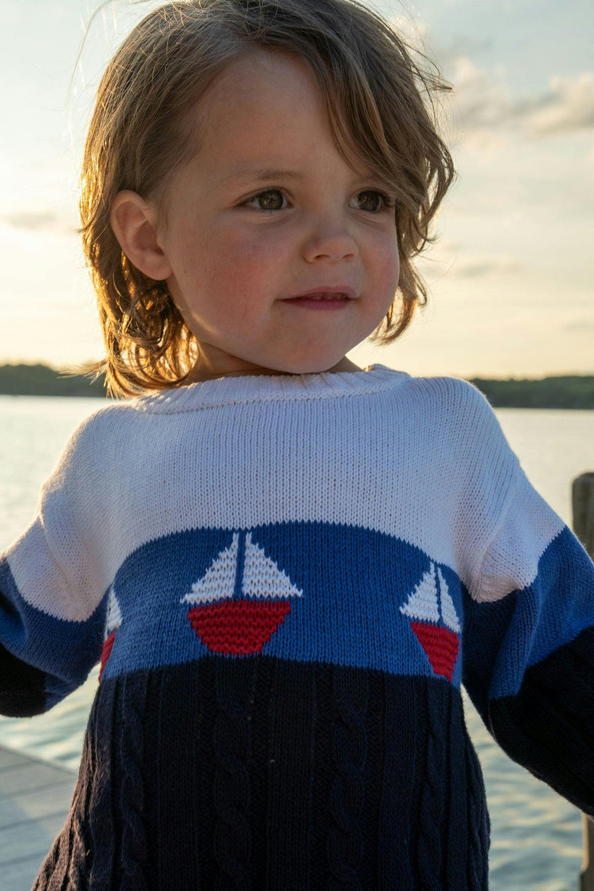 Sweater With Sailboats