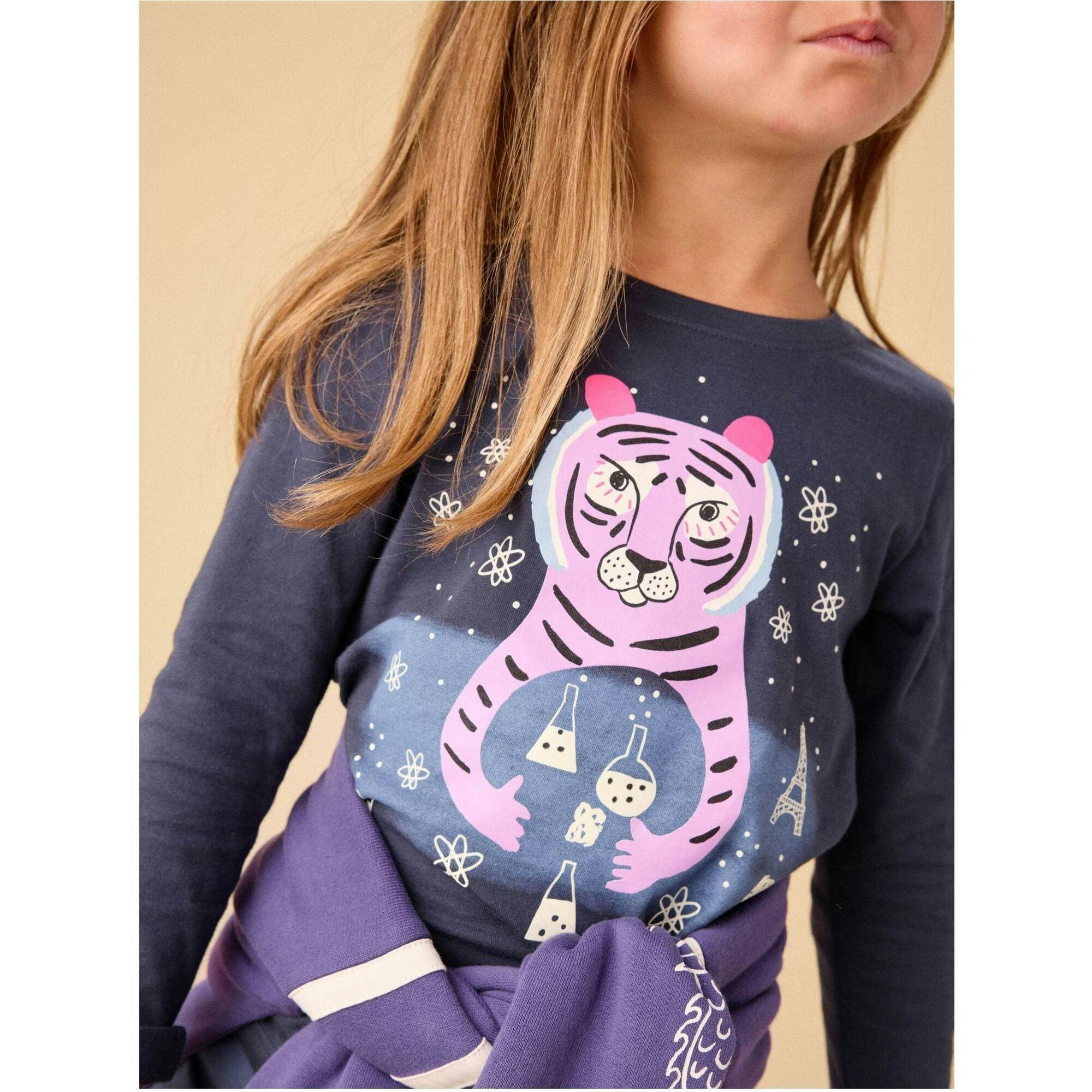 Marie Curie Glow Graphic Tee, Blue
