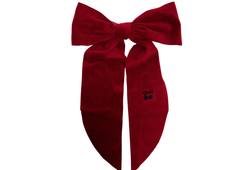 Signature Velvet Oversize Bow