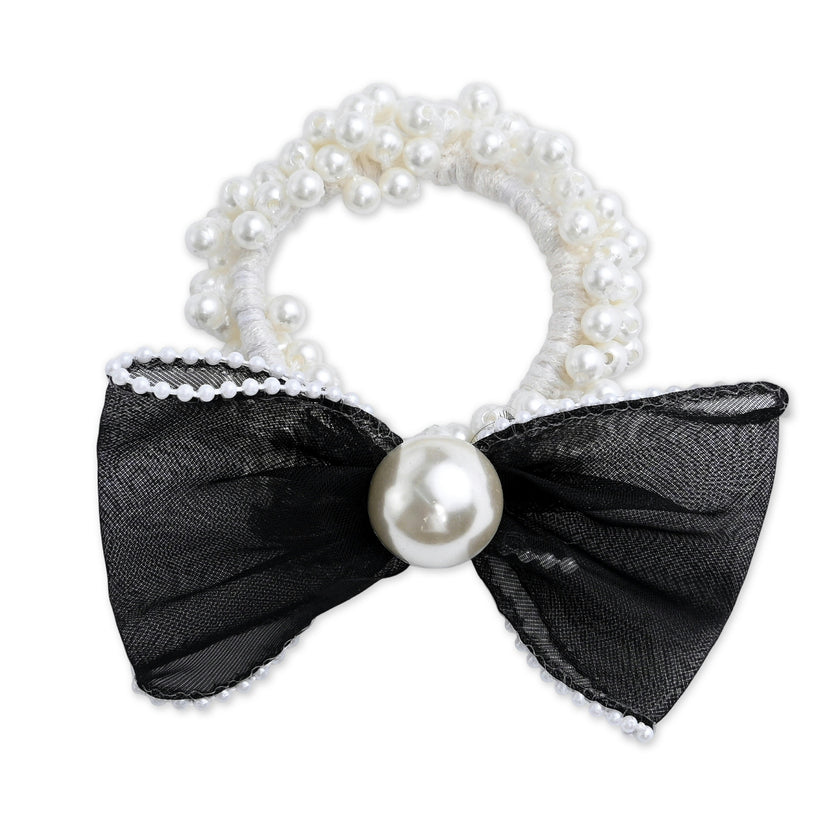 Sheer Bow Scrunchie Set