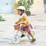 Bicycle BALANCE BIKE Ivory White + Helmet