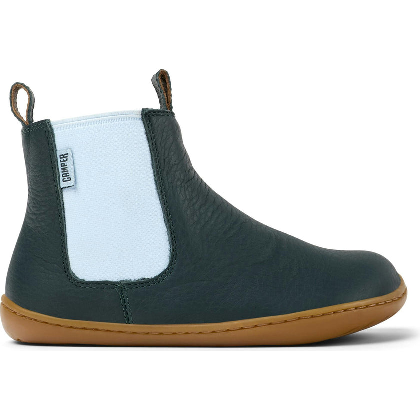 Kids Peu Leather Boots, Green