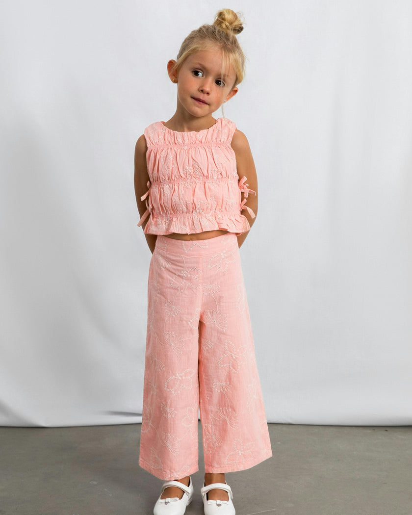Pink Lace Two‑Piece Outfit