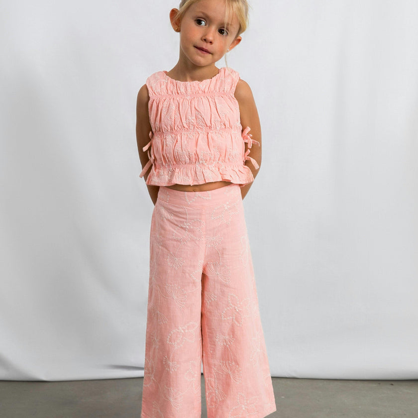 Pink Lace Two‑Piece Outfit