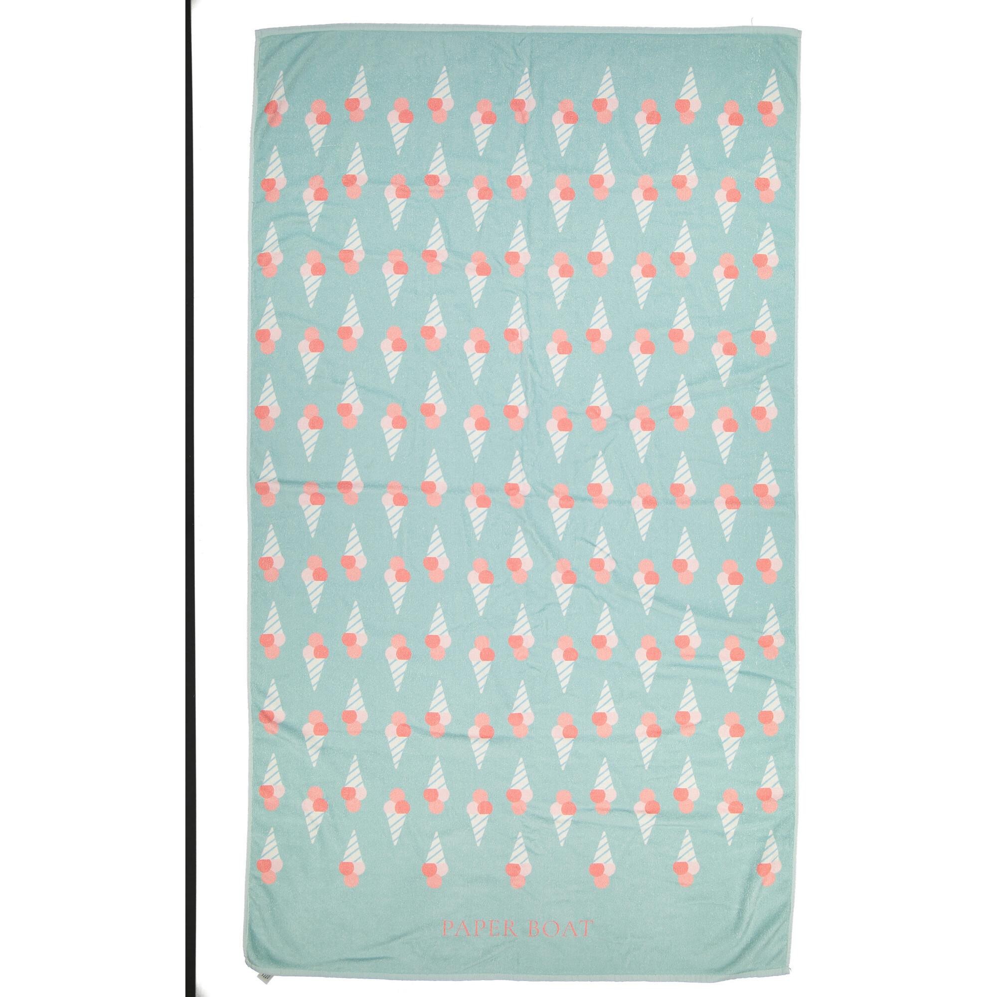 Ice cream dream large beach towel