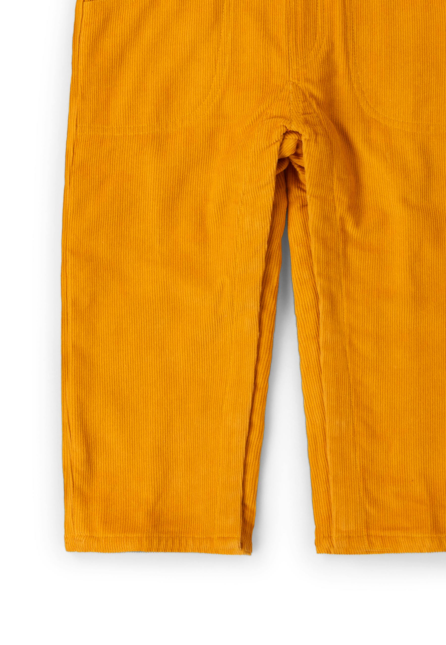 Sunflower Lined Corduroy Dungarees, Gold