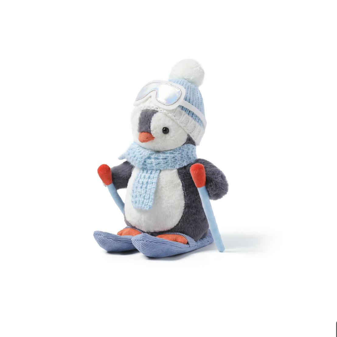McHugs Skiing Glacier Penguin Winter Weighted Plush 25cm