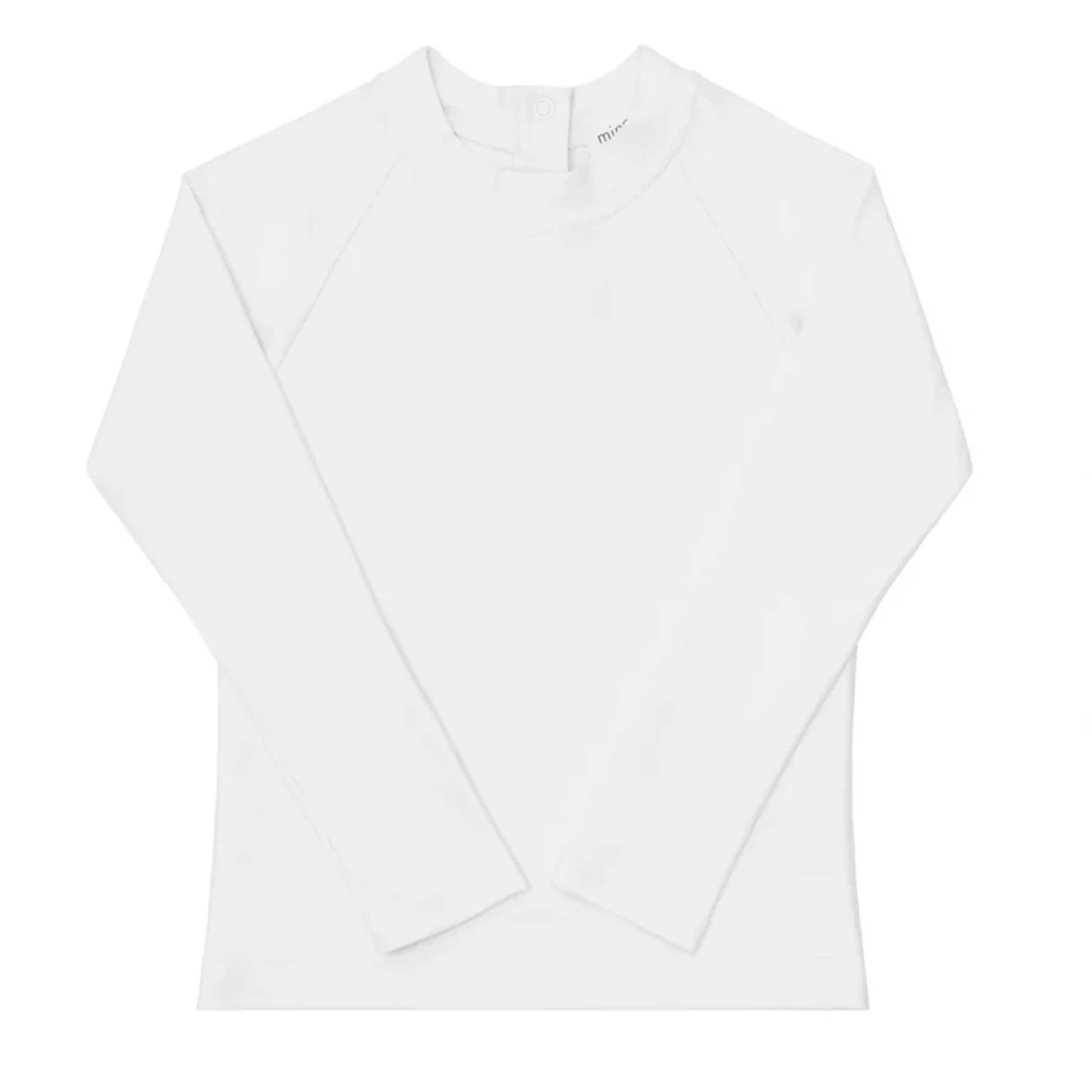 unisex crane white rashguard