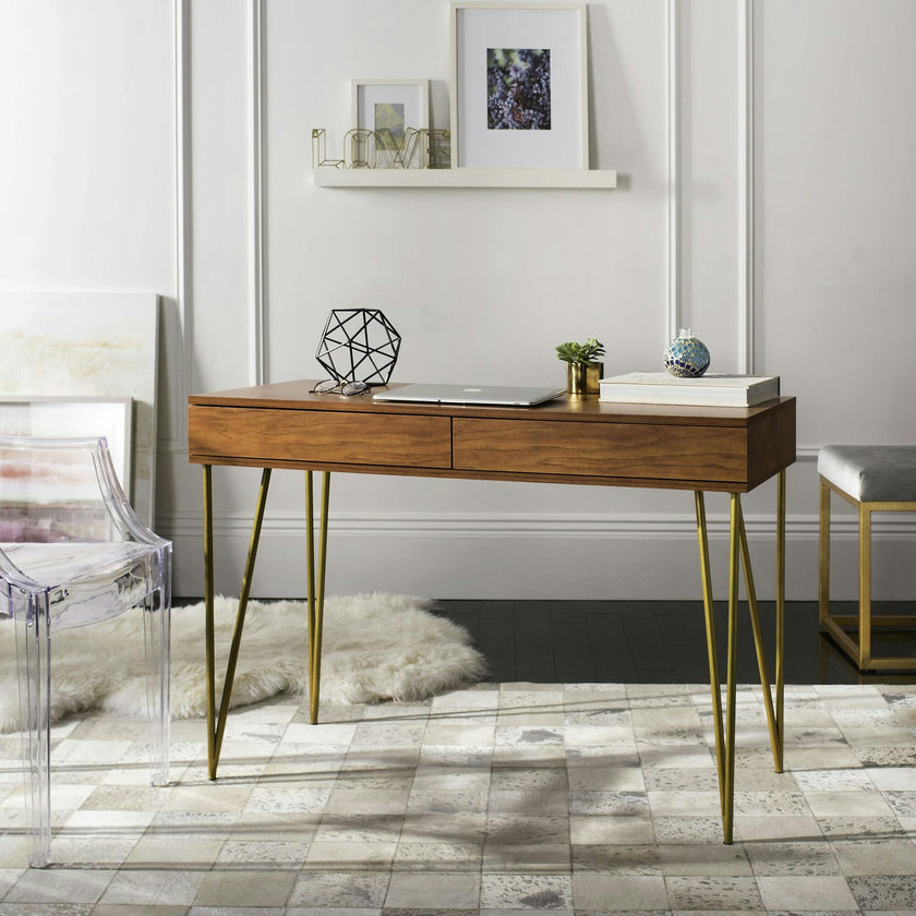 Pine Two-Drawer Desk