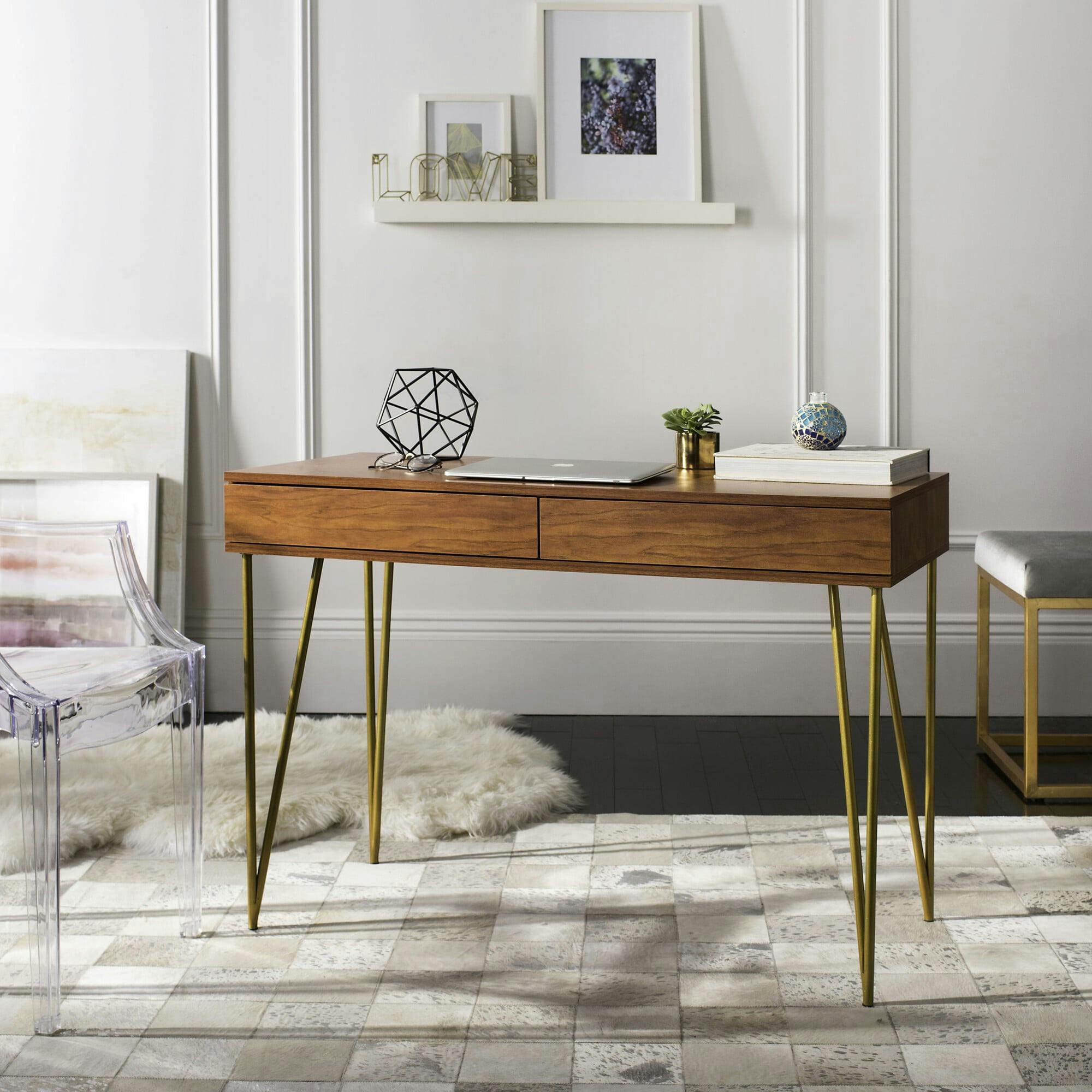 Pine Two-Drawer Desk